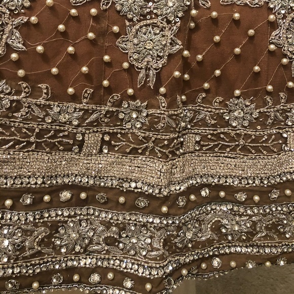 Brand New Indian/Pakistani bridal wear in Brown Color - Picture 4 of 5